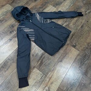 Lululemon‎ Reflective Softshell Windbreaker Jacket Black 6 Medium
